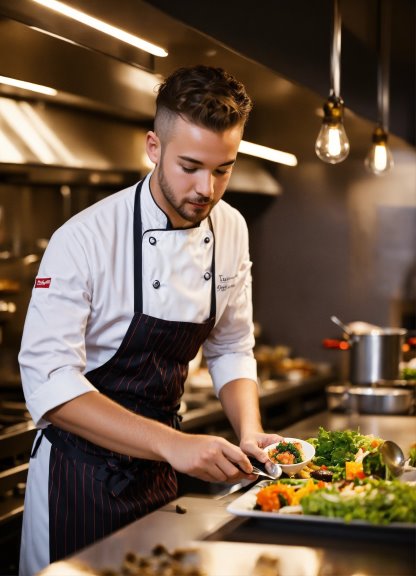 Koch vor Ort und Live Cooking